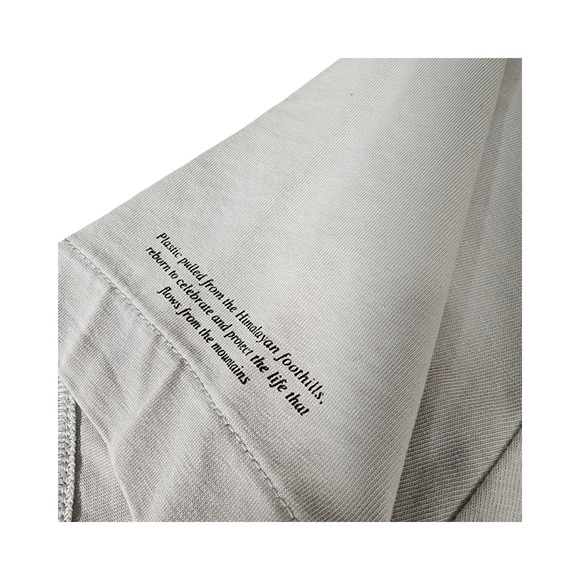 The North Face Womens XL Floral Botanical Logo Graphic T-Shirt Grey Sustainable - Picture 6 of 9